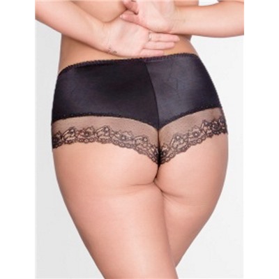 005 трусы бразильяна SIZE PLUS (чёрный, 46/XXXL) Akcent