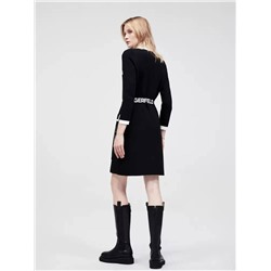 Kar*l Lagerfel*d  новинка, женское платье в классической черно-белой цветовой гамме, экспорт!