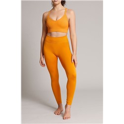 Леггинсы с высокой талией Zoa Горчичный