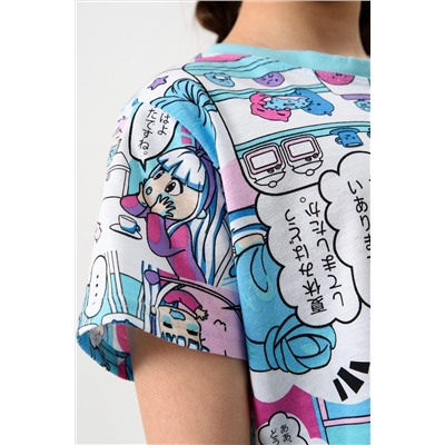 Пижама с брюками Киношка Аниме короткий рукав НАТАЛИ #981418