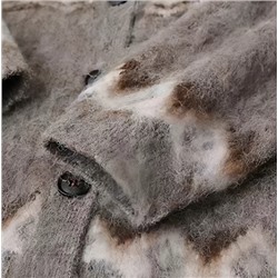 Свободный однобортный свитер-кардиган