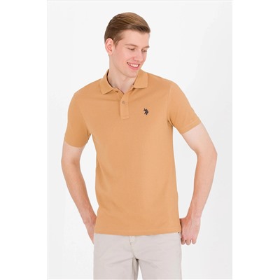 Erkek Camel Basic Polo Yaka Tişört