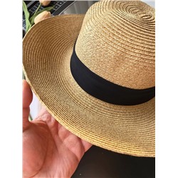 Соломенная шляпа с широкими полями и бантом на затылке ▪️ Nine Wes*t   Экспорт