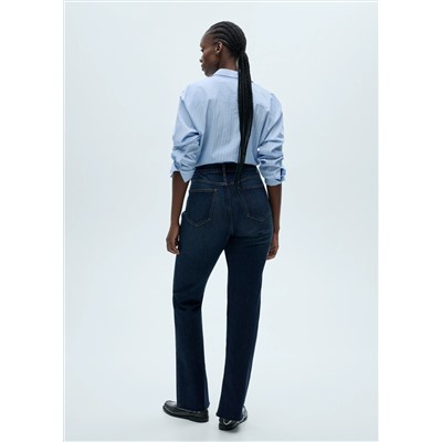 Jeans Fiona flare tiro medio