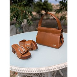 КОМБО AC45CUERO + Ab.Zapatos PELLE Milan (930) cuero АКЦИЯ