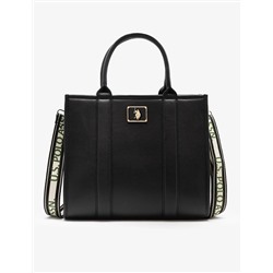 USPA BOX TOTE WITH CROSSBODY STRAP