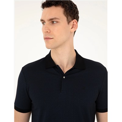 Lacivert Slim Fit Tişört
