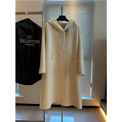 Valentin* nu 23fw, новый осенний стиль, простой и элегантный дизайн с роговой пряжкой, высококачественные ткани из австралийской шерсти и кашемира, роскошь высокого класса, очень роскошный,