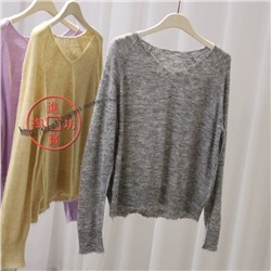 Мягкий тонкий пуловер  МО*КО