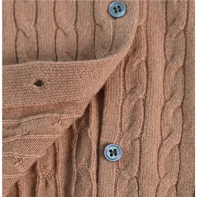 Женский классический трикотажный кардиган  РАЛЬ*Ф Л