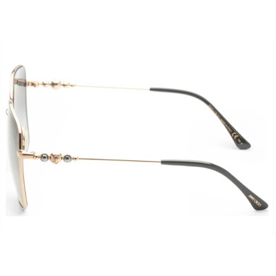 Jimmy Choo  Hester Women's Black Square Sunglasses