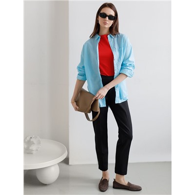 Брюки-дудочки из джерси