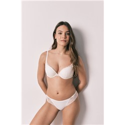 Sujetador push up encaje blanco GORGEOUS