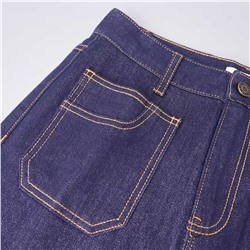 Женские стрейчевые прямые брюки-клеш АЙСИК*Л