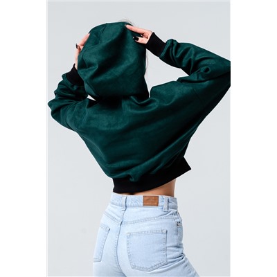 Свитшот 4 оверсайз короткий