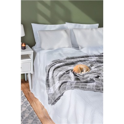 Простыня махровая Английская клетка 150х200