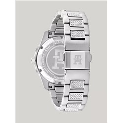 36MM T85 White Dial Crystals Watch  Women's