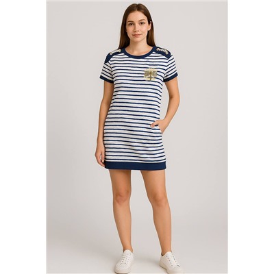 Туника женская с боковыми карманами 20