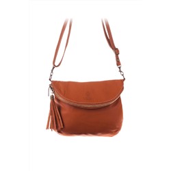 Bandolera de piel Camel - Firenze Artegiani