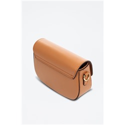 Bandolera de piel Arpino - Camel