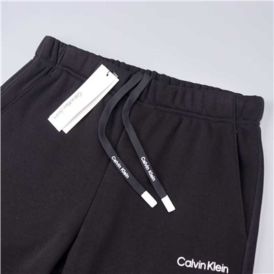 Брюки с эластичной резинкой на талии с буквенным принтом СК