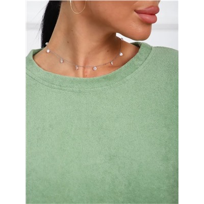 Костюм женский махровый с брюками палаццо КЖ017