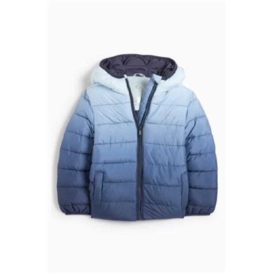 Детская стеганная куртка с градиентом, экспорт