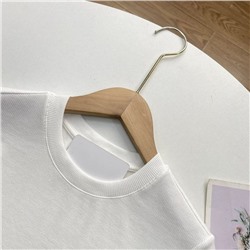 Женская футболка из смесового модала с кружевной отделкой  ЛАВ РЕП.