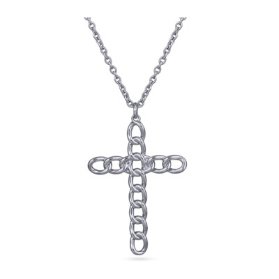 Кулон (покрытие родий) 90см, Есть комплект