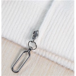 Вязаный кардиган с воротником-стойкой