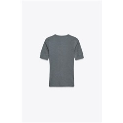 RIB SHORT SLEEVE T-SHIRT