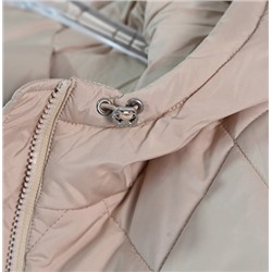 Повседневная куртка на хлопковой подкладке с капюшоном