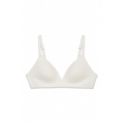 Sujetador triangular relleno blanco