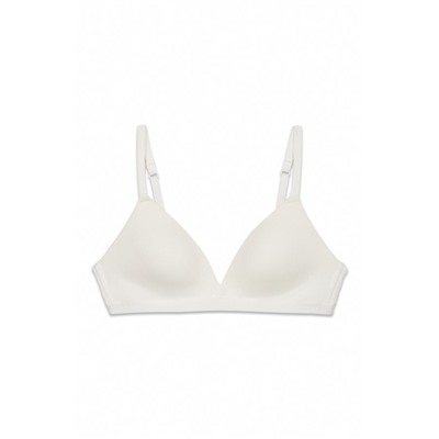 Sujetador triangular relleno blanco