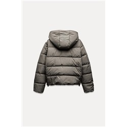 WATER AND WIND PROTECTION SHORT PUFFER ANORAK