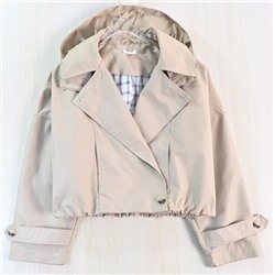 Женская укороченная ветровка