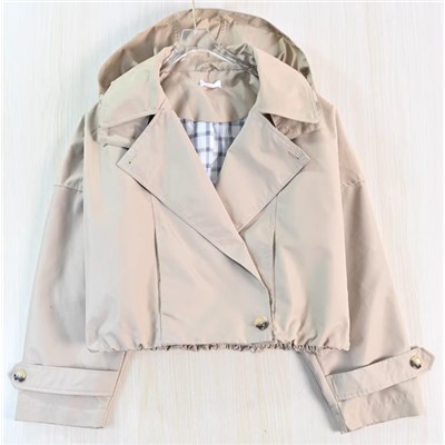 Женская укороченная ветровка