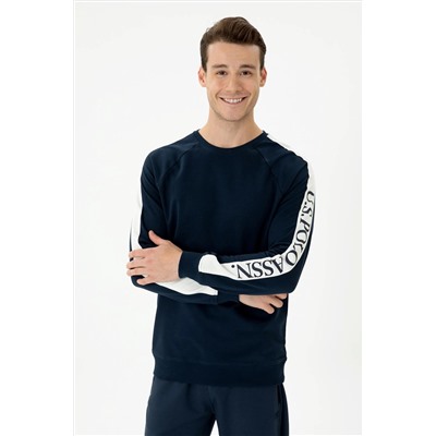 Erkek Lacivert Sweatshirt