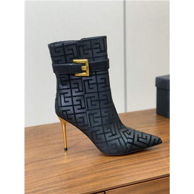 Модные ботинки с квадратной пряжкой  БАЛЬМА*Н