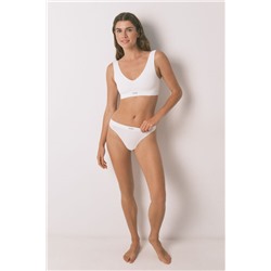 Braga tanga sin costuras blanco