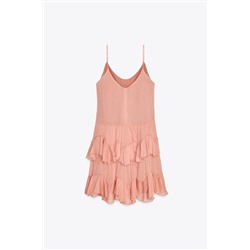 ZW COLLECTION SHORT RUFFLE DRESS