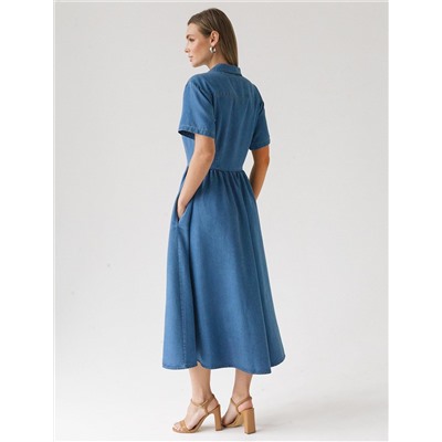 Платье из лиоцелла под деним