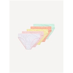 PACK OF 5 PAIRS OF PRINTED CLASSIC BRIEFS.
