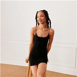 Vestido corto de punto