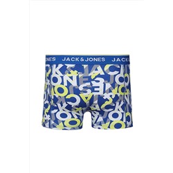 Jack & Jones Erkek 3'lü Karışık Boxer Paketi - Logo