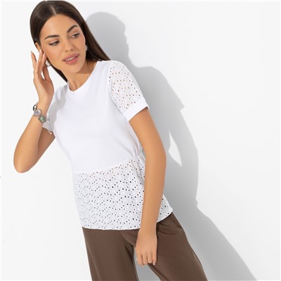 Футболка комбинированная, Свежий взгляд