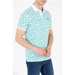 Erkek Mint Polo Yaka Tişört