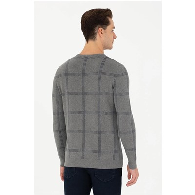 Erkek Gri Melanj Kazak