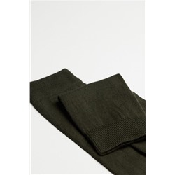 Lange Herrensocken aus Winterbaumwolle