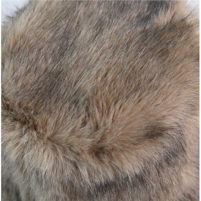 Теплая утепленная панама с искусственным мехом лисы MN*G